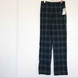 Brandy Melville green plaid Valentina pants